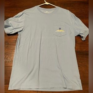 SouthernTide light blue, short sleeve shirt